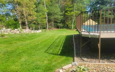 Photo of Henrietta S.'s yard after getting lawn care in Dracut, MA