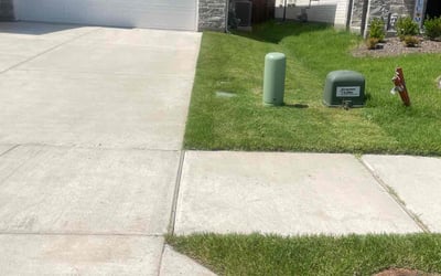 Photo of Demetrus J.'s yard after getting lawn care in Chesapeake, VA