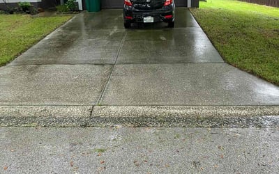 Photo of Nel R.'s yard after getting lawn care in Simpsonville, SC
