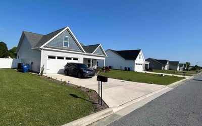 Photo of Deirdre M.'s yard after getting lawn care in Greenville, NC