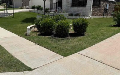 Photo of Khilee L.'s yard after getting lawn care in Covington, GA