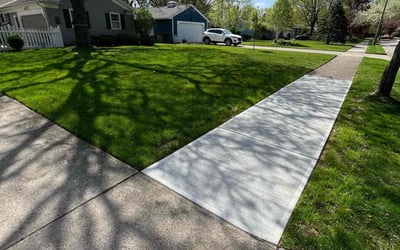 Photo of George G.'s yard after getting lawn care in Rocky River, OH
