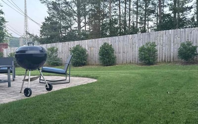 Photo of Dionna H.'s yard after getting lawn care in Auburn, AL