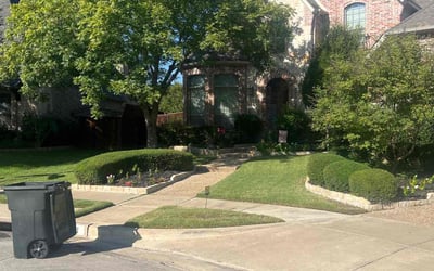 Photo of Curtis C.'s yard after getting lawn care in Keller, TX