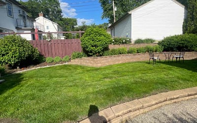 Photo of David S.'s yard after getting lawn care in Zimmerman, MN