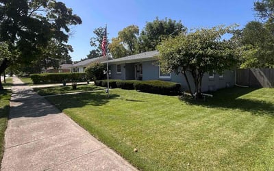 Photo of Kelsey M.'s yard after getting lawn care in Racine, WI