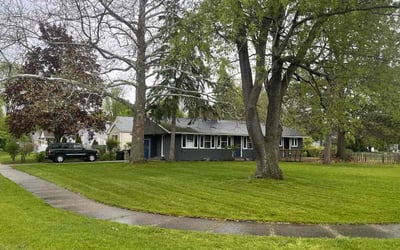 Photo of Mia W.'s yard after getting lawn care in South Bend, IN