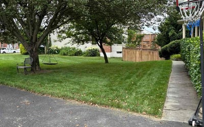 Photo of Ayana G.'s yard after getting lawn care in Clifton, VA