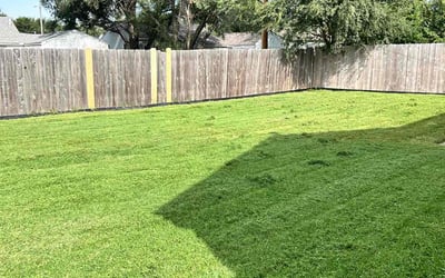Photo of Tracie S.'s yard after getting lawn care in Haysville, KS