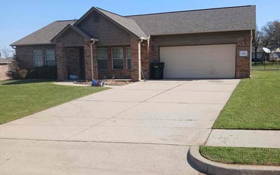 Photo of Abraham M.'s yard after getting lawn care in Lawton, OK