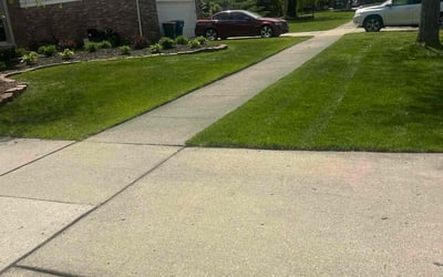 Photo of Todd T.'s yard after getting lawn care in Troy, OH