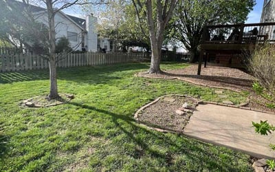 Photo of Kenneth J.'s yard after getting lawn care in Plano, TX