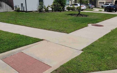 Photo of Kathy W.'s yard after getting lawn care in Midland, TX