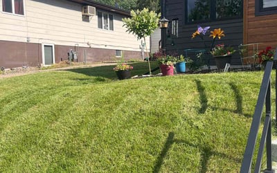 Photo of Cathy M.'s yard after getting lawn care in Hudson, WI