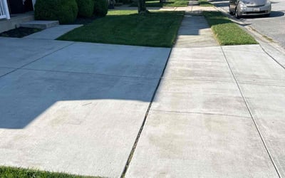 Photo of Peggy O.'s yard after getting lawn care in Odenton, MD