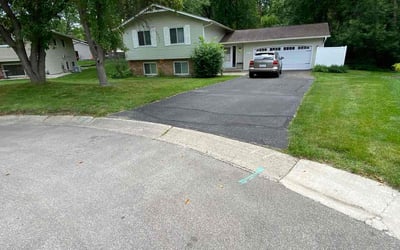 Photo of Barbara S.'s yard after getting lawn care in Roseville, MN