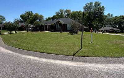 Photo of Theresa K.'s yard after getting lawn care in Saraland, AL