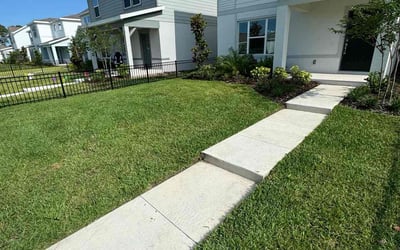 Photo of Alex R.'s yard after getting lawn care in Wellington, FL