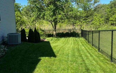 Photo of Kim S.'s yard after getting lawn care in Lake Villa, IL