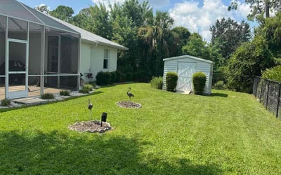 Photo of Christian K.'s yard after getting lawn care in North Port, FL