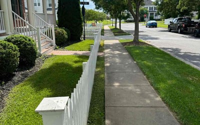 Photo of Beverly B.'s yard after getting lawn care in Damascus, MD