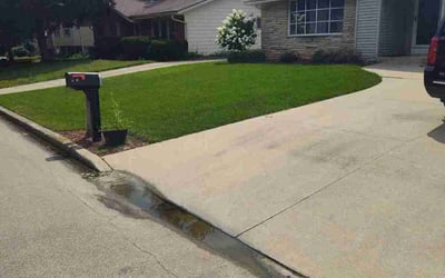 Photo of William B.'s yard after getting lawn care in Racine, WI