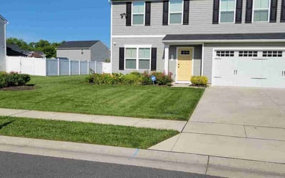 Photo of Mandy H.'s yard after getting lawn care in Berlin, MD