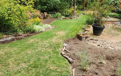 Photo of TERESA S.'s yard after getting lawn care in Lake Oswego, OR