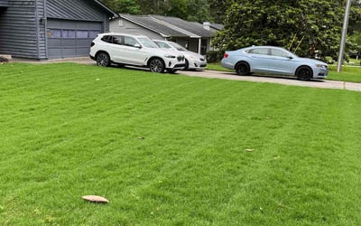 Photo of Jeff D.'s yard after getting lawn care in Owensboro, KY