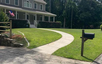 Photo of Jacob N.'s yard after getting lawn care in Holland, MI