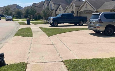 Photo of Jarrett W.'s yard after getting lawn care in Baldwin, NY
