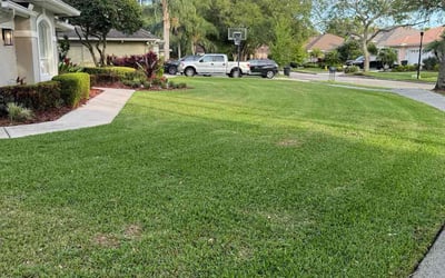 Photo of Spencer R.'s yard after getting lawn care in Tulsa, OK