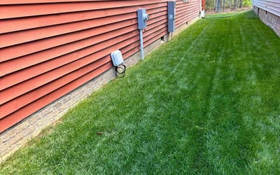Photo of Lytrell B.'s yard after getting lawn care in Chesterfield, VA