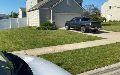 Photo of Kristina G.'s yard after getting lawn care in Crown Point, IN