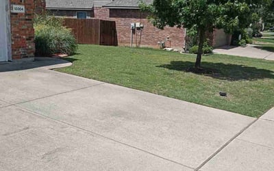 Photo of Tareek H.'s yard after getting lawn care in Houston, TX