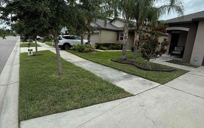 Photo of Austin L.'s yard after getting lawn care in Yulee, FL