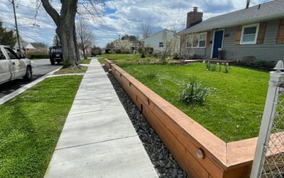 Photo of Crys D.'s yard after getting lawn care in Brunswick, MD