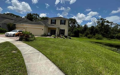 Photo of Chad S.'s yard after getting lawn care in Key West, FL
