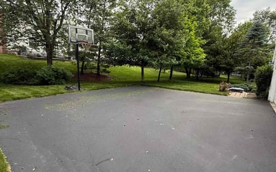 Photo of Adam L.'s yard after getting lawn care in Porter, TX