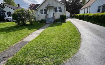 Photo of Joseph T.'s yard after getting lawn care in Brunswick, NY
