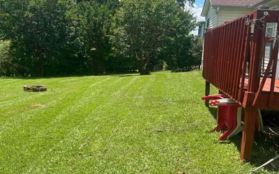 Photo of Brad J.'s yard after getting lawn care in Arnold, MO