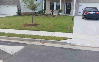 Photo of Alan D.'s yard after getting lawn care in Pottsville, PA
