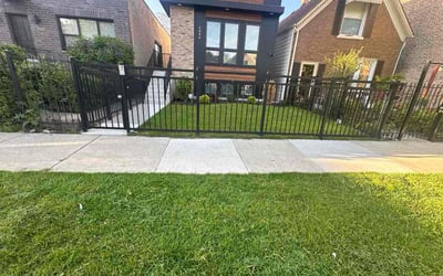 Photo of Kecia H.'s yard after getting lawn care in Riverdale, IL