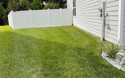 Photo of Jaime P.'s yard after getting lawn care in Westbrook, ME