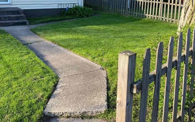 Photo of Jalissa M.'s yard after getting lawn care in Gary, IN