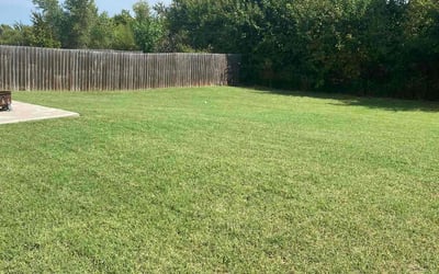 Photo of Tess S.'s yard after getting lawn care in Oklahoma City, OK