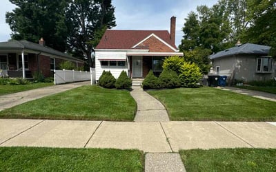 Photo of Aijaz D.'s yard after getting lawn care in Hamtramck, MI
