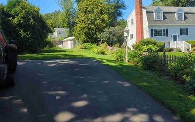 Photo of Zach F.'s yard after getting lawn care in Newburyport, MA