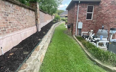 Photo of Emily L.'s yard after getting lawn care in Kaufman, TX