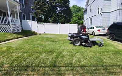 Photo of Melinda A.'s yard after getting lawn care in New London, CT